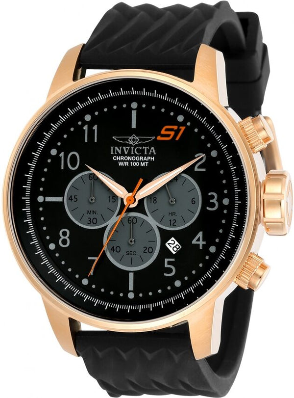 Invicta S1 Rally Chronograph Quartz Black Dial Men's Watch #23818 - Watches of America