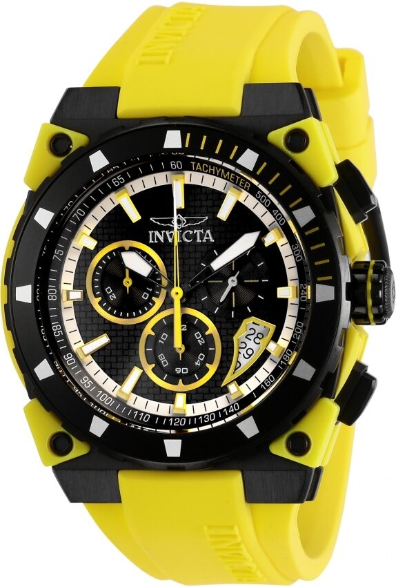 Invicta S1 Rally Chronograph Quartz Black Dial Men's Watch #27346 - Watches of America