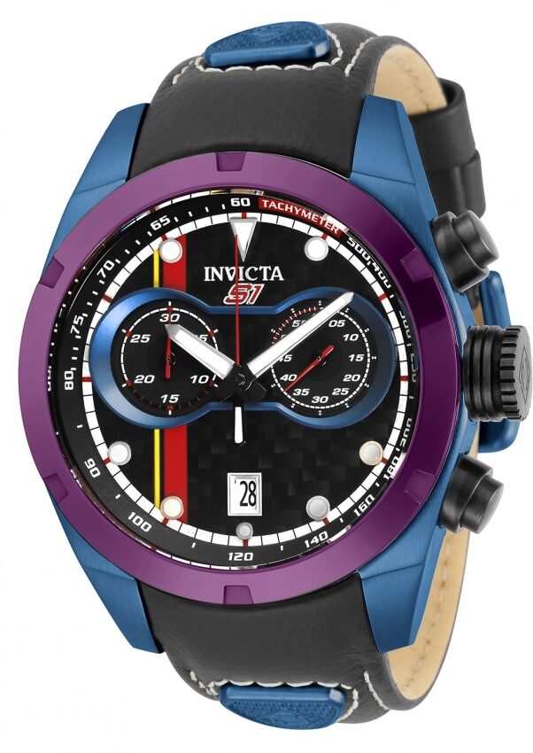 Invicta S1 Rally Chronograph Quartz Black Dial Men's Watch #32204 - Watches of America