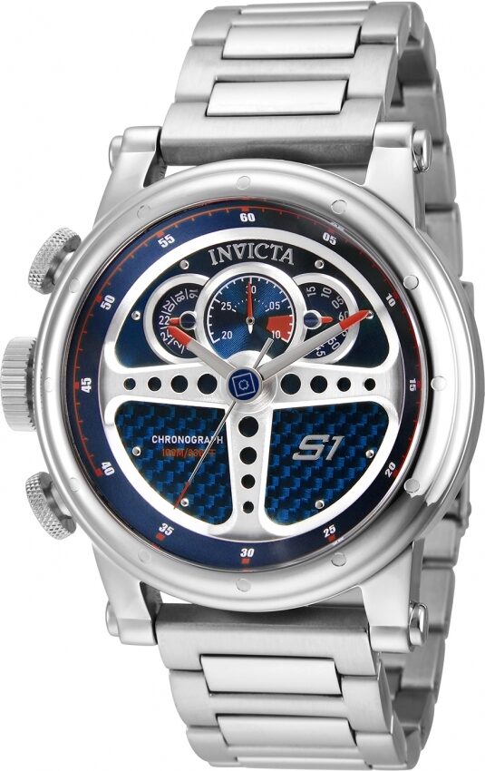 Invicta S1 Rally Chronograph Quartz Blue Dial Men's Watch #30576 - Watches of America