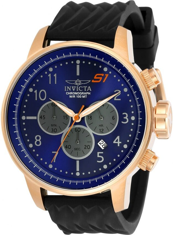 Invicta S1 Rally Chronograph Quartz Blue Dial Men's Watch #23817 - Watches of America