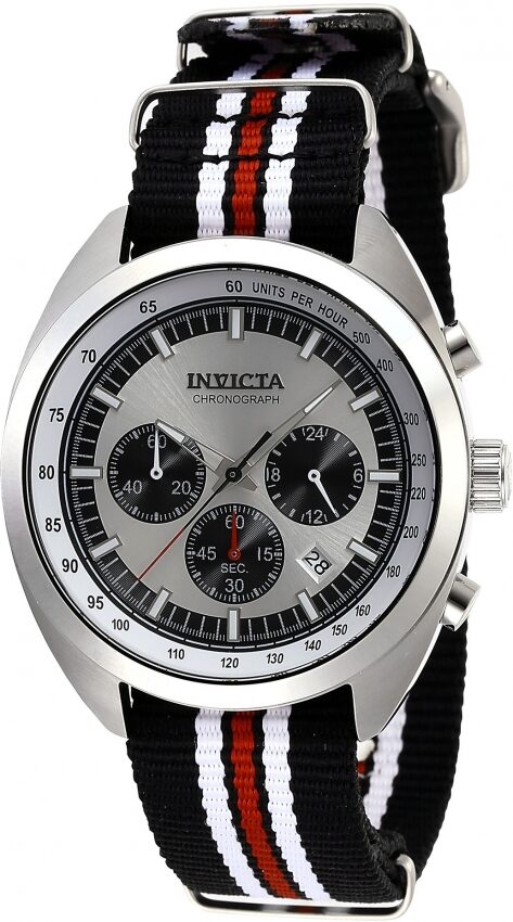 Invicta S1 Rally Chronograph Black and Silver Dial Men's Watch #29988 - Watches of America