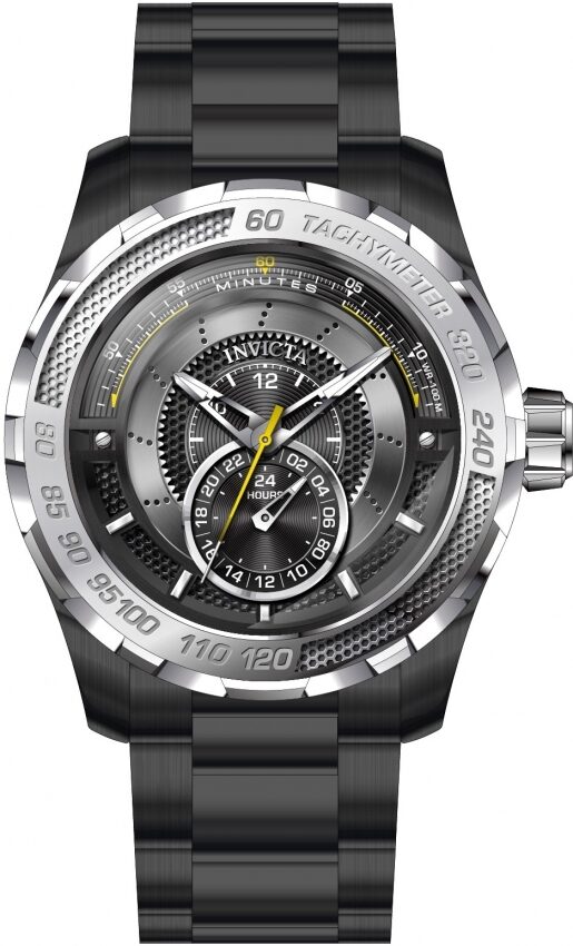 Invicta S1 Rally Quartz Black Dial Black Ion-plated Men's Watch #30574 - Watches of America #2