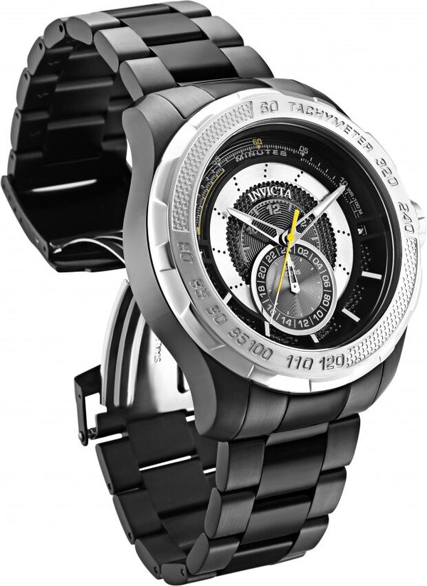 Invicta S1 Rally Quartz Black Dial Black Ion-plated Men's Watch #30574 - Watches of America