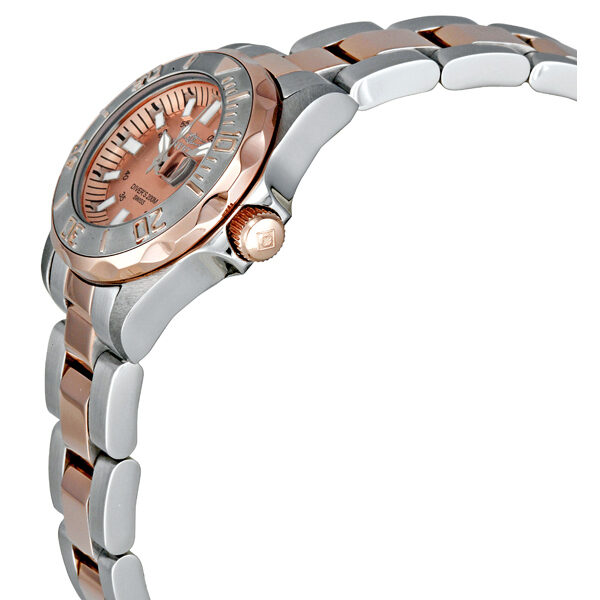 Invicta Sapphire Lady Quartz Rose dial Two-tone Ladies Watch #7067 - Watches of America #2