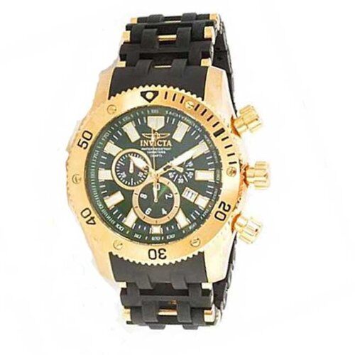 Invicta Sea Spider Chronograph Black Dial Men's Watch #0140 - Watches of America