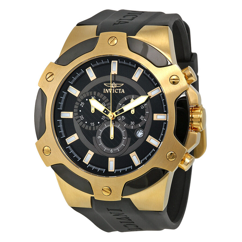 Invicta Signature II Chronograph Black Dial Men's Watch #7343 - Watches of America