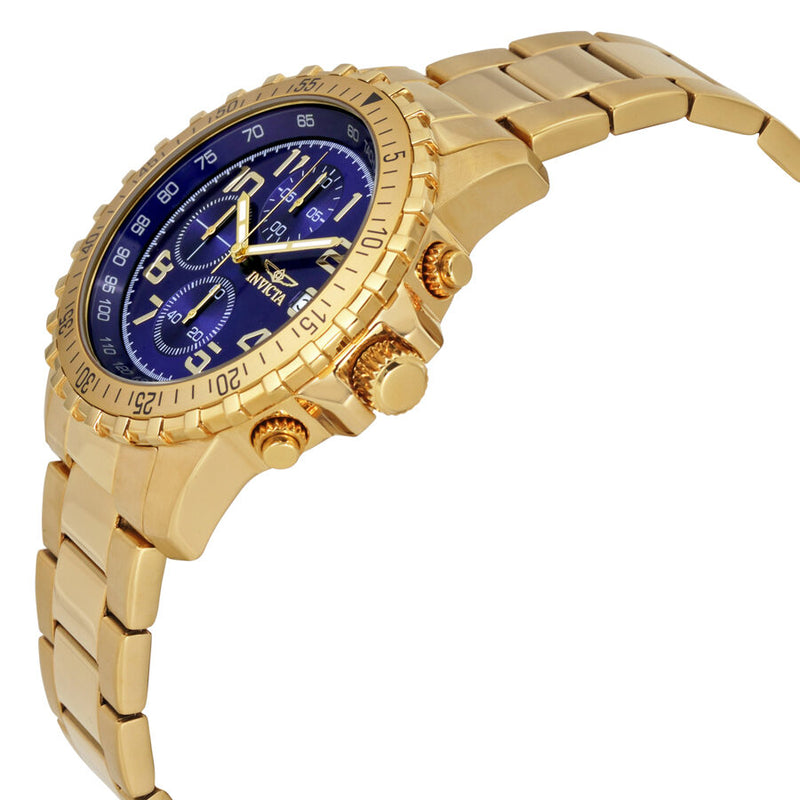 Invicta Specialty Chronograph Blue Dial Gold-tone Men's Watch #6399 - Watches of America #2