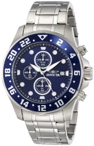 Invicta Specialty Chronograph Blue Dial Men's Watch #15939 - Watches of America