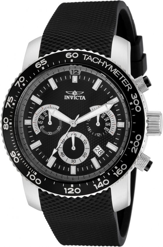 Invicta Specialty Chronograph Quartz Black Dial Men's Watch #11291 - Watches of America