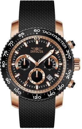 Invicta Specialty Chronograph Quartz Black Dial Men's Watch #11294 - Watches of America