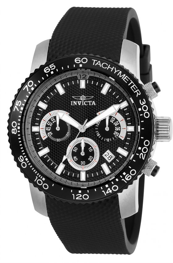 Invicta Specialty Chronograph Quartz Black Dial Men's Watch #17773 - Watches of America