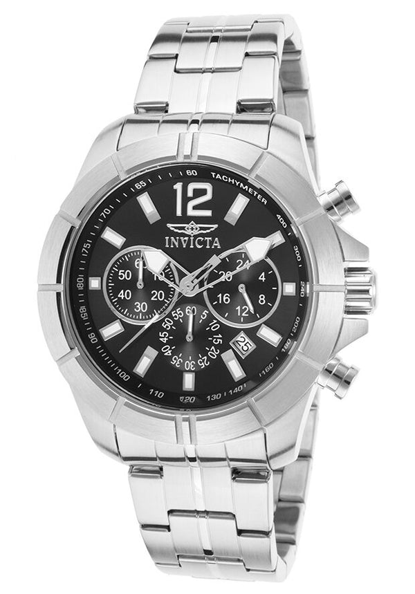 Invicta Specialty Chronograph Quartz Black Dial Men's Watch #21462 - Watches of America