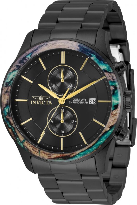 Invicta Specialty Chronograph Quartz Black Dial Men's Watch #34063 - Watches of America