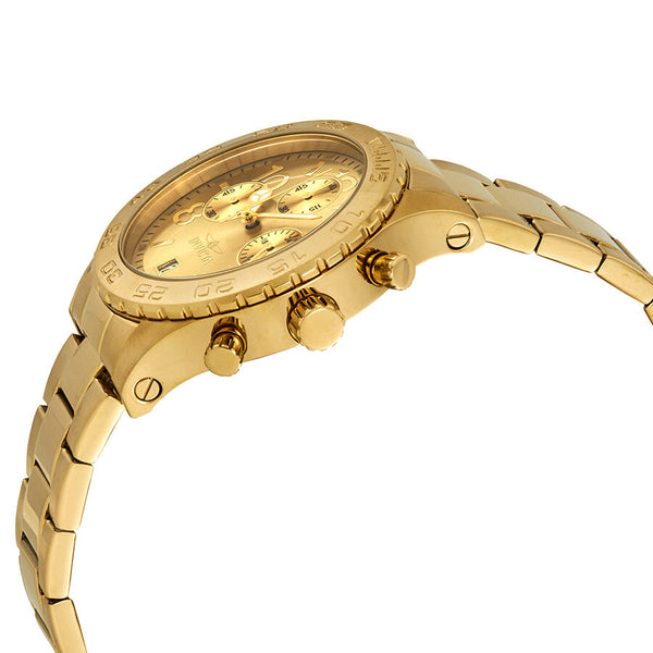 Invicta Specialty Gold Chronograph Ladies Watch #1279 - Watches of America #2