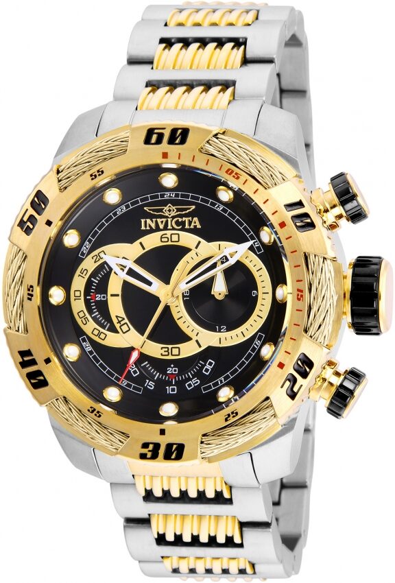 Invicta Speedway Black Dial Chronograph Men's Watch #25481 - Watches of America