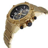 Invicta Speedway Chronograph Black Dial Gold Ion-plated Men's Watch #19530 - Watches of America #2