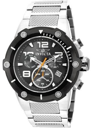 Invicta Speedway Chronograph Black Dial Men's Watch #19528 - Watches of America