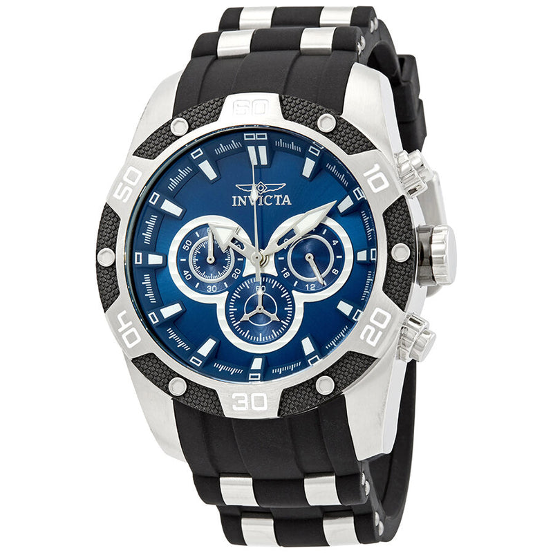 Invicta Speedway Chronograph Blue Dial Men's Watch #25833 - Watches of America