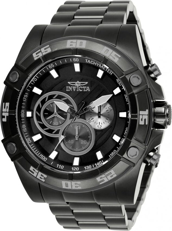 Invicta Speedway Chronograph Quartz Black Dial Men's Watch #28021 - Watches of America