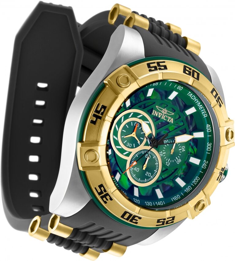 Invicta Speedway Chronograph Quartz Green Dial Men's Watch #27253 - Watches of America #2