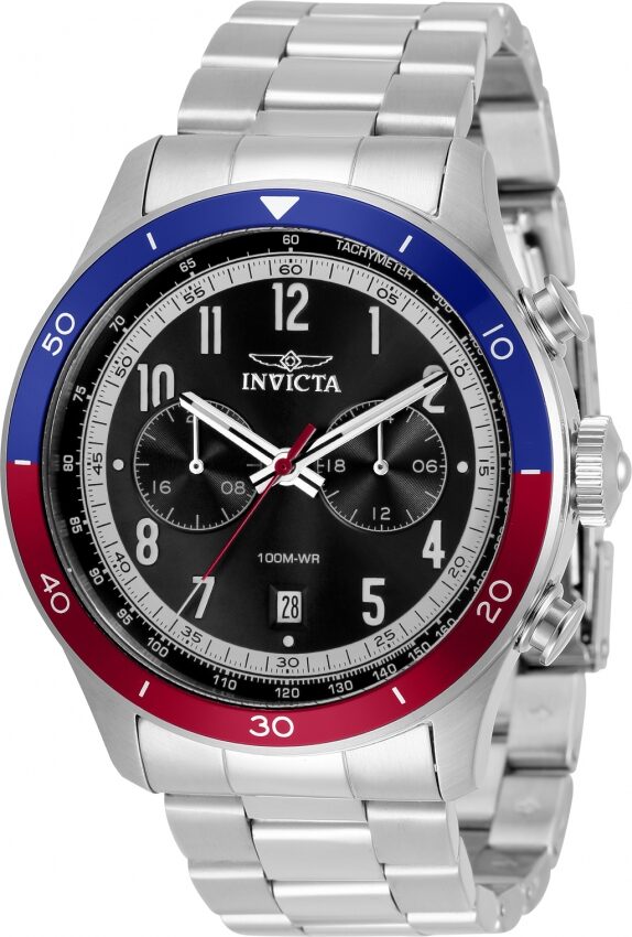 Invicta Speedway Quartz Black Dial Men's Watch #33964 - Watches of America