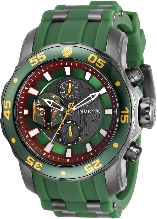 Invicta Star Wars Boba Fett Chronograph Quartz Men's Watch #32527 - Watches of America