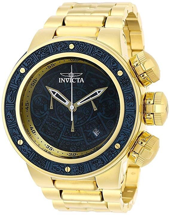 Invicta Subaqua Aztec Chronograph Blue Dial Men's Watch #28252 - Watches of America