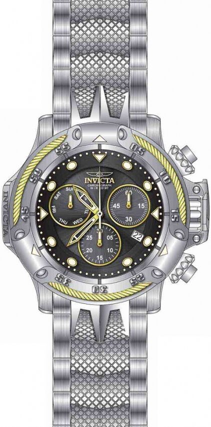 Invicta Subaqua Chronograph Black Dial Men's Watch #26721 - Watches of America