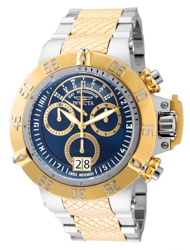 Invicta Subaqua Chronograph Quartz Blue Dial Men's Watch #31883 - Watches of America