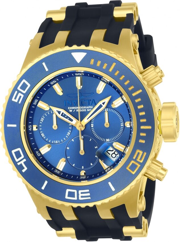 Invicta Subaqua Chronograph Quartz Blue Dial Men's Watch #22366 - Watches of America