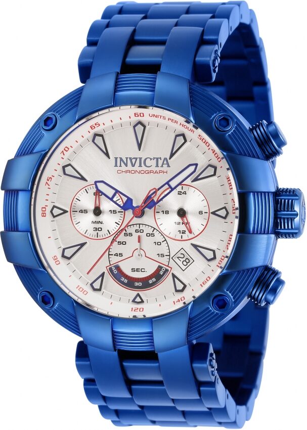 Invicta Subaqua Chronograph Quartz Silver Dial Men's Watch #32218 - Watches of America