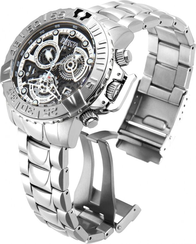 Invicta Subaqua Noma Reserve Chronograph Gunmetal Skeleton Dial Men's Watch #18233 - Watches of America #2