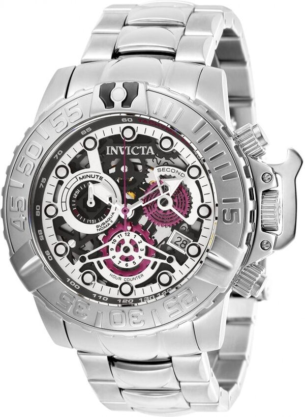 Invicta Subaqua Noma Reserve Chronograph Skeleton Dial Men's Watch #18232 - Watches of America