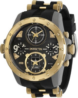 Invicta U.S. Army Quartz Black Four Time Zone Dial Men's Watch #31968 - Watches of America