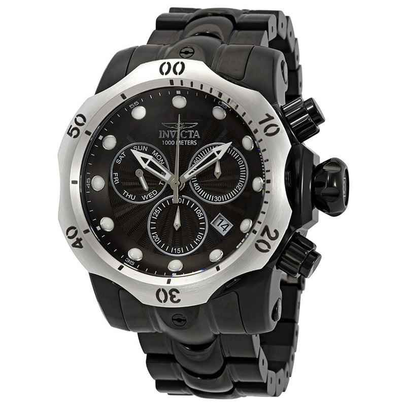 Invicta Venom Chronograph Black Dial Men's Watch #23897 - Watches of America