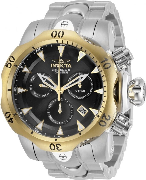 Invicta Venom Chronograph Quartz Black Dial Men's Watch #29645 - Watches of America