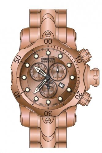 Invicta Venom Chronograph Rose Gold Dial Men's Watch #13910 - Watches of America #2