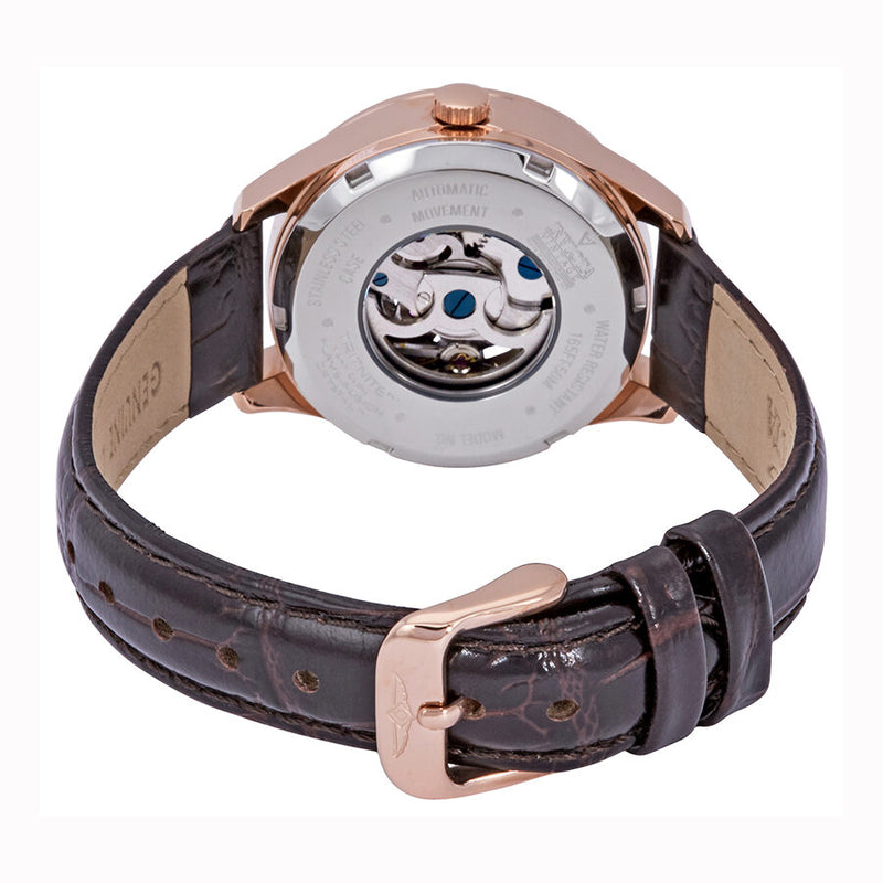 Invicta Vintage Automatic Silver Skeleton Dial Ladies Watch #23660 - Watches of America #3