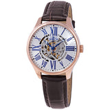 Invicta Vintage Automatic Silver Skeleton Dial Ladies Watch #23660 - Watches of America