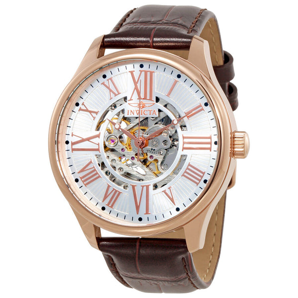 Invicta Vintage Objet D Art Automatic Silver Dial Men's Watch #22569 - Watches of America