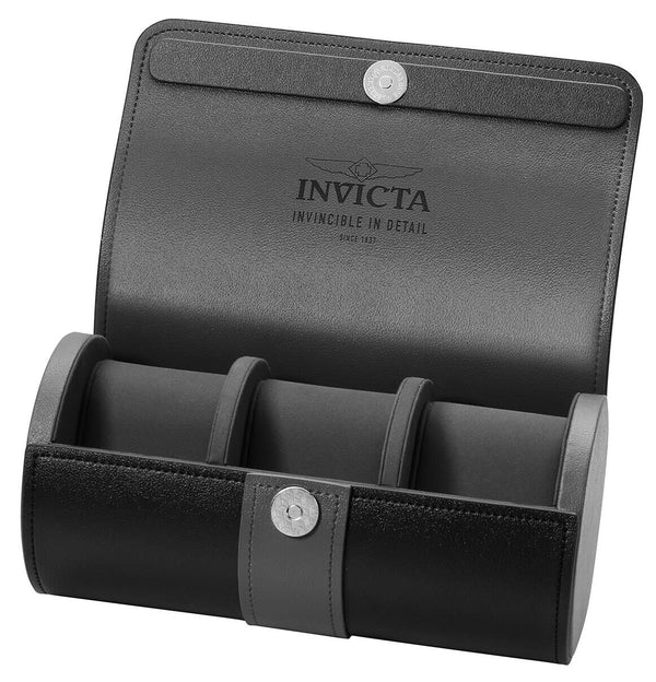 Invicta Watch 3-slot Watch Roll Black 33924