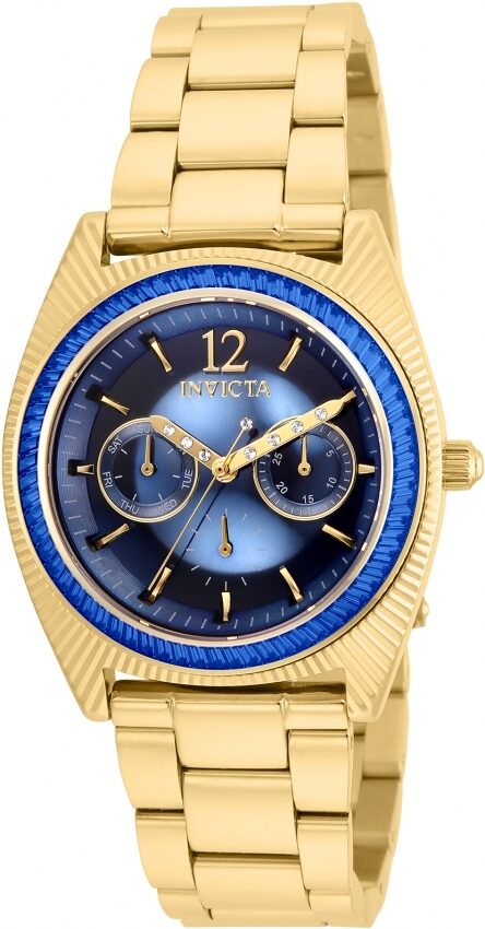 Invicta Wildflower Quartz Blue Dial Ladies Watch #23462 - Watches of America