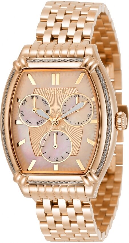 Invicta Wildflower Quartz Rose Dial Ladies Watch #30865 - Watches of America