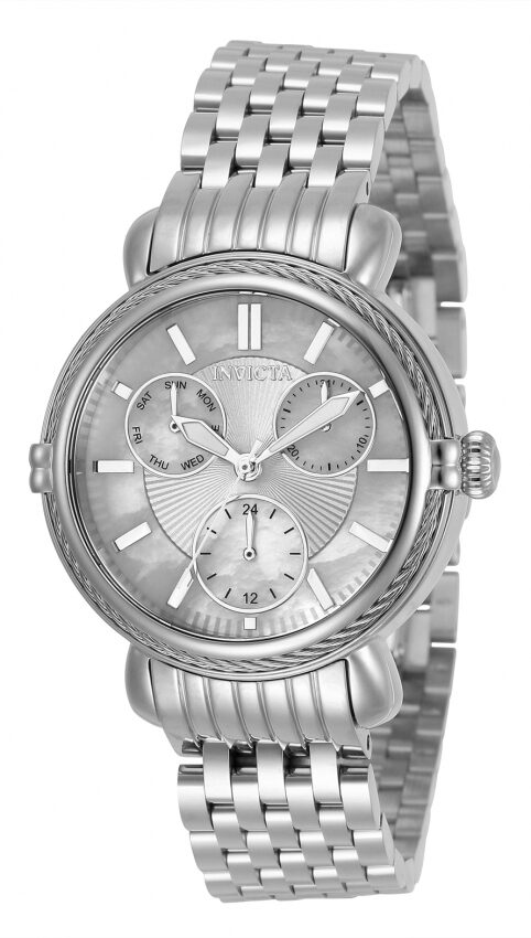 Invicta Wildflower Quartz White Dial Ladies Watch #30866 - Watches of America