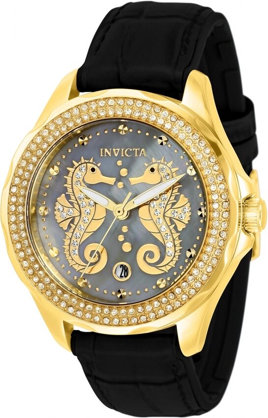 Invicta Wildflower Seahorse Quartz Ladies Watch #32663 - Watches of America