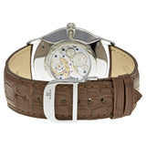 Jaeger Le Coultre Master Ultra Thin Silver Dial Brown Leather Men's Watch #Q1348420 - Watches of America #3
