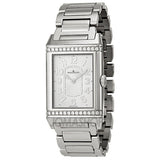 Jaeger LeCoultre Grand Reverso Lady Ultra Thin Silver Dial Stainless Steel Ladies Watch #Q3208121 - Watches of America