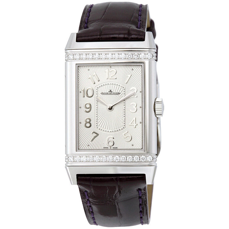 Jaeger LeCoultre Grande Reverso Lady Ultra Thin Diamond Stainless Steel Ladies Watch #Q3208421 - Watches of America