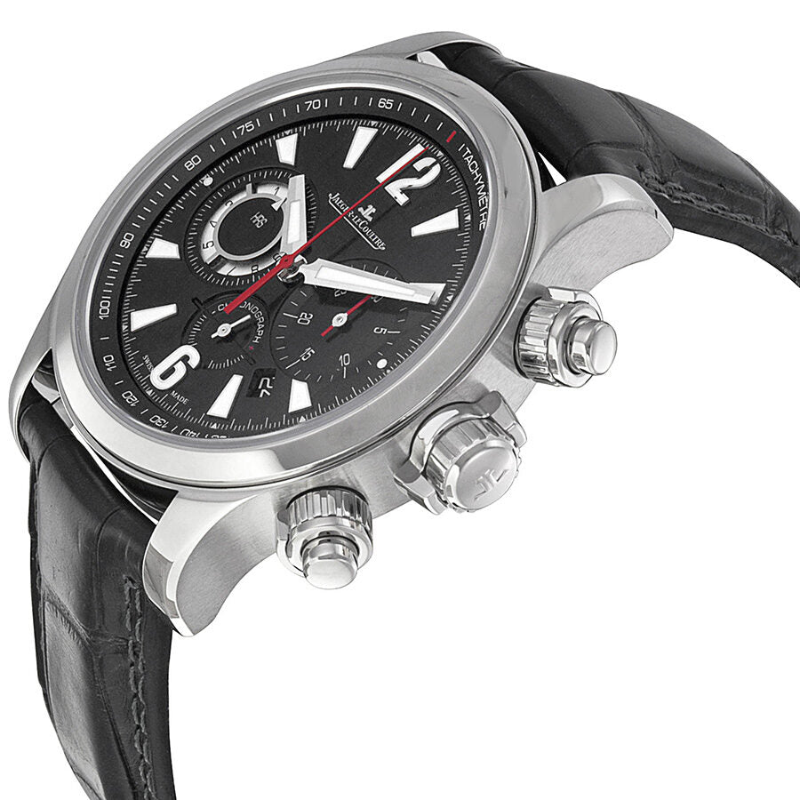 Jaeger LeCoultre Master Compressor Chronograph Black Galvanic Dial